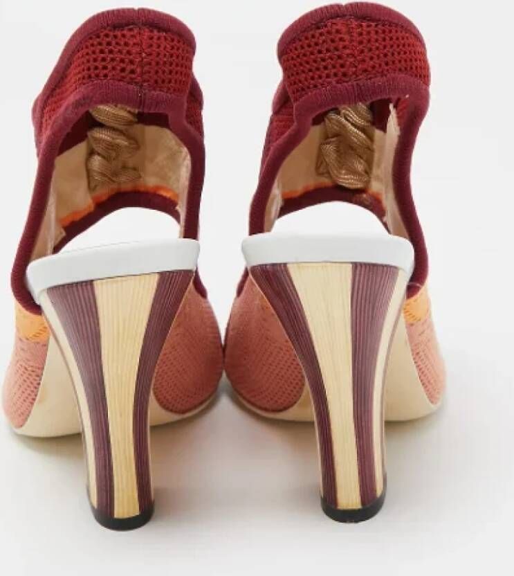 Fendi Vintage Pre-owned Knit sandals Red Dames