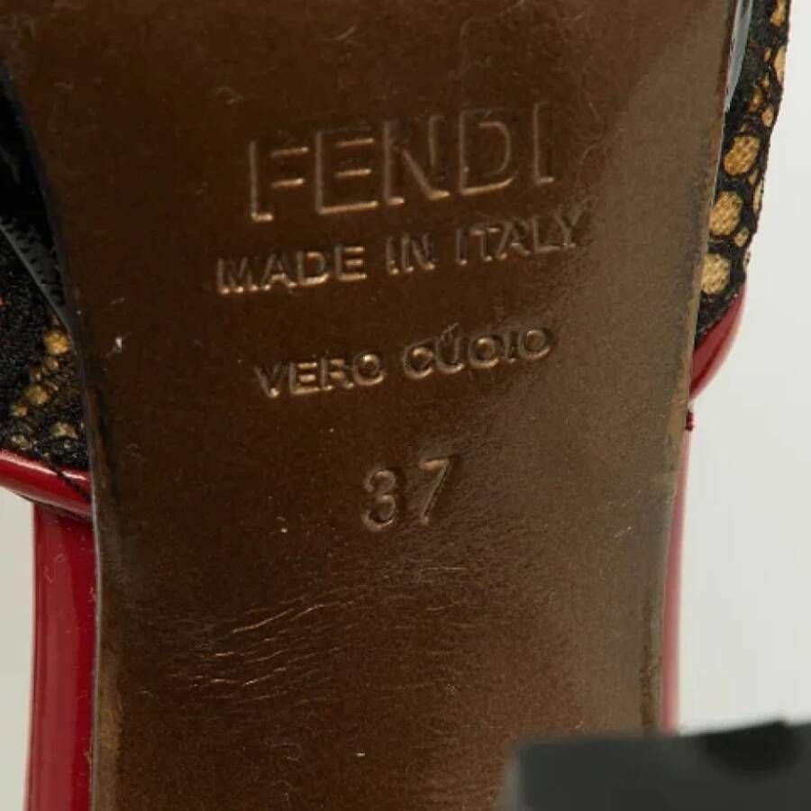 Fendi Vintage Pre-owned Lace heels Black Dames