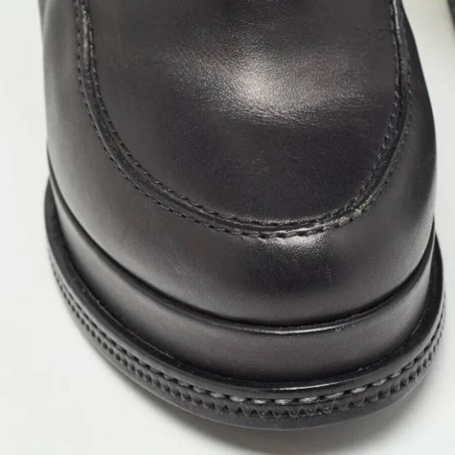 Fendi Vintage Pre-owned Leather boots Black Dames