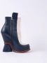 Fendi Vintage Pre-owned Leather boots Blue Dames - Thumbnail 2