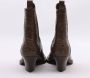 Fendi Vintage Pre-owned Leather boots Brown Dames - Thumbnail 4