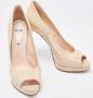 Fendi Vintage Pre-owned Leather heels Beige Dames - Thumbnail 4