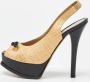 Fendi Vintage Pre-owned Leather heels Beige Dames - Thumbnail 2