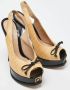 Fendi Vintage Pre-owned Leather heels Beige Dames - Thumbnail 4