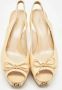 Fendi Vintage Pre-owned Leather heels Beige Dames - Thumbnail 3