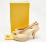 Fendi Vintage Pre-owned Leather heels Beige Dames - Thumbnail 9