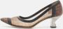 Fendi Vintage Pre-owned Leather heels Beige Dames - Thumbnail 2