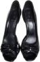 Fendi Vintage Pre-owned Leather heels Black Dames - Thumbnail 2