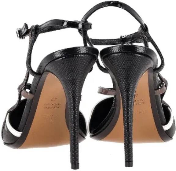 Fendi Vintage Pre-owned Leather heels Black Dames