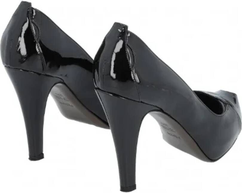 Fendi Vintage Pre-owned Leather heels Black Dames