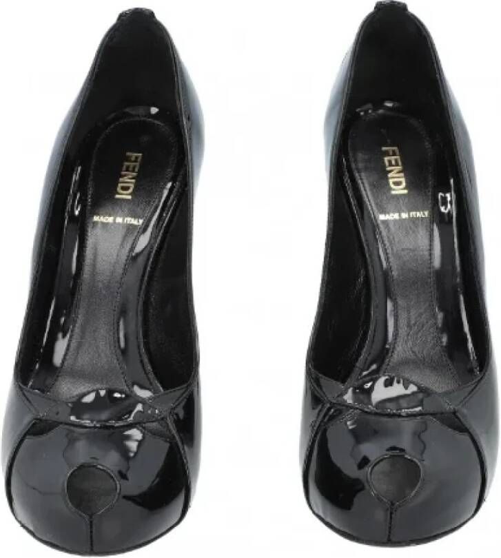 Fendi Vintage Pre-owned Leather heels Black Dames