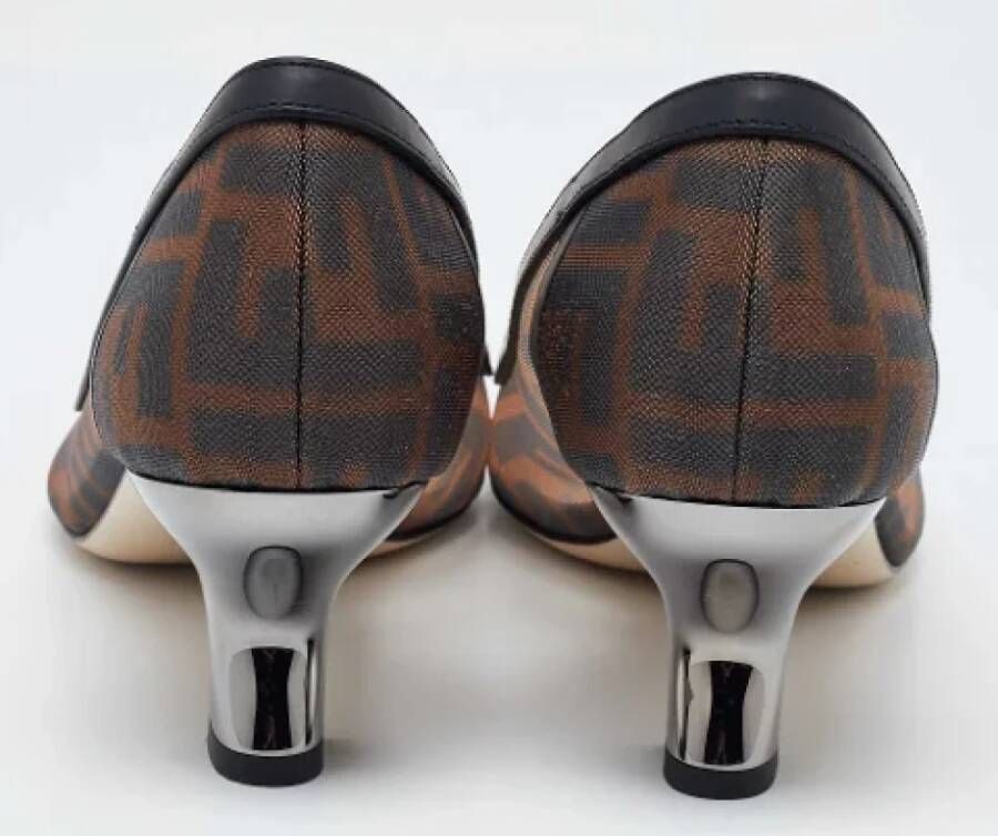 Fendi Vintage Pre-owned Leather heels Black Dames