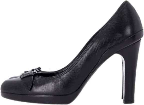 Fendi Vintage Pre-owned Leather heels Black Dames