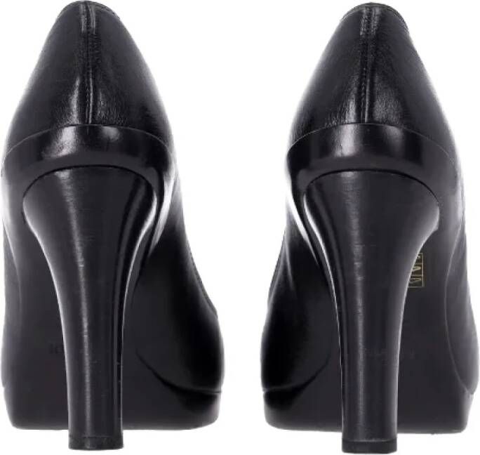 Fendi Vintage Pre-owned Leather heels Black Dames