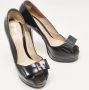 Fendi Vintage Pre-owned Leather heels Black Dames - Thumbnail 4