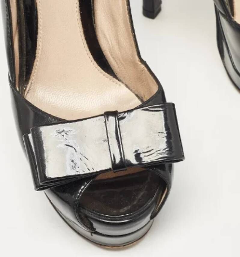 Fendi Vintage Pre-owned Leather heels Black Dames