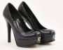 Fendi Vintage Pre-owned Leather heels Blue Dames - Thumbnail 3