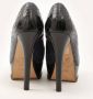 Fendi Vintage Pre-owned Leather heels Blue Dames - Thumbnail 4