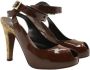 Fendi Vintage Pre-owned Leather heels Brown Dames - Thumbnail 4