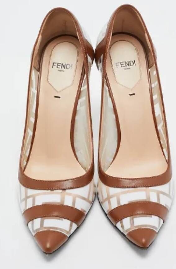 Fendi Vintage Pre-owned Leather heels Brown Dames