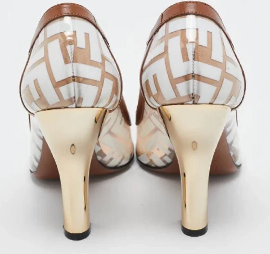 Fendi Vintage Pre-owned Leather heels Brown Dames