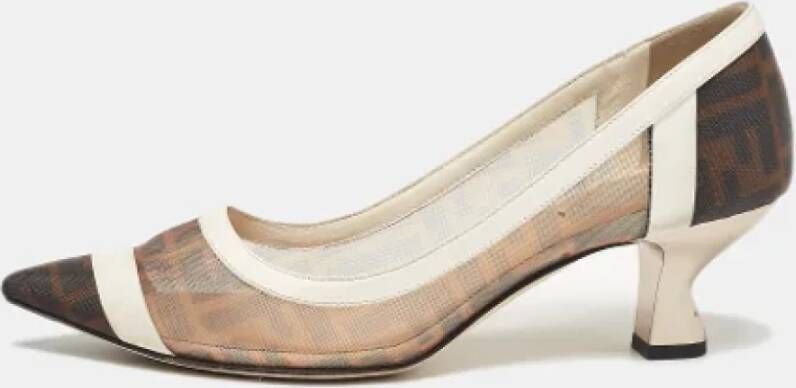 Fendi Vintage Pre-owned Leather heels Brown Dames