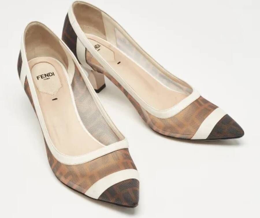 Fendi Vintage Pre-owned Leather heels Brown Dames