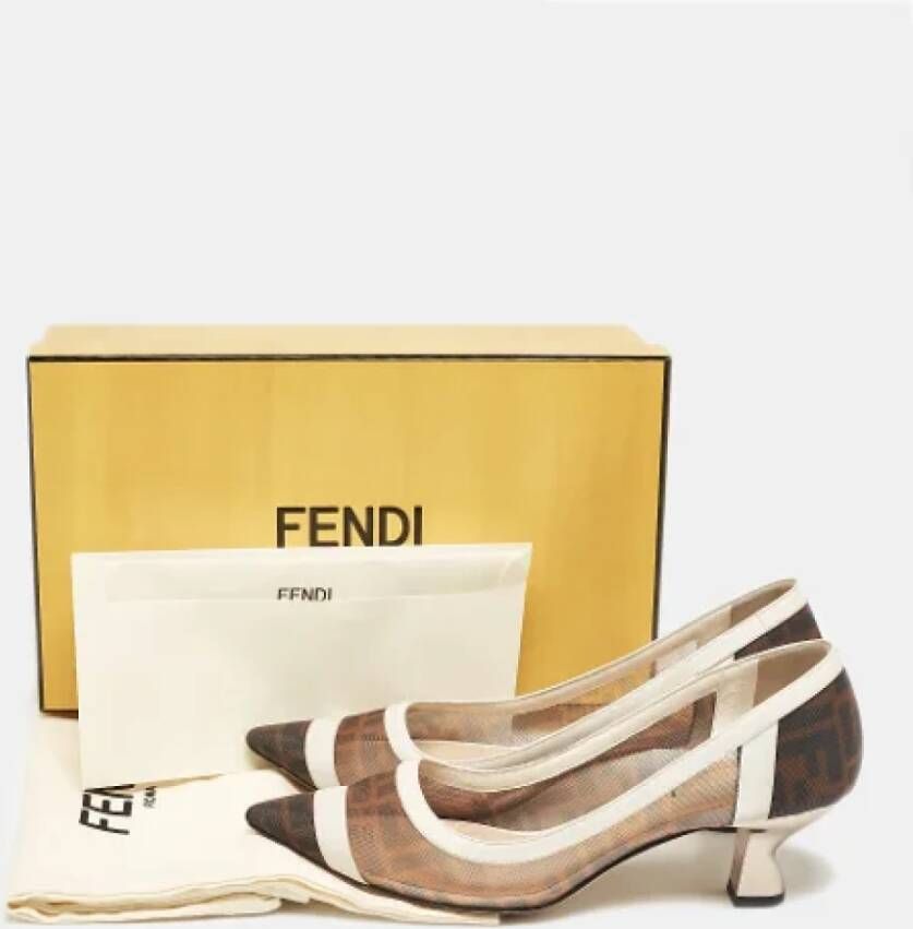 Fendi Vintage Pre-owned Leather heels Brown Dames