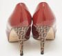 Fendi Vintage Pre-owned Leather heels Brown Dames - Thumbnail 5