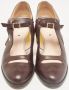 Fendi Vintage Pre-owned Leather heels Brown Dames - Thumbnail 3