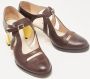 Fendi Vintage Pre-owned Leather heels Brown Dames - Thumbnail 6