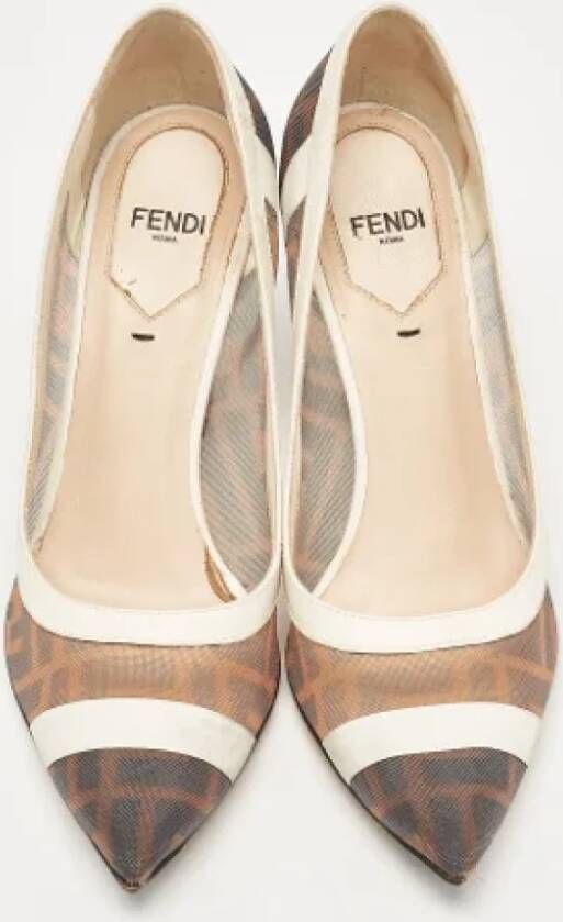 Fendi Vintage Pre-owned Leather heels Brown Dames