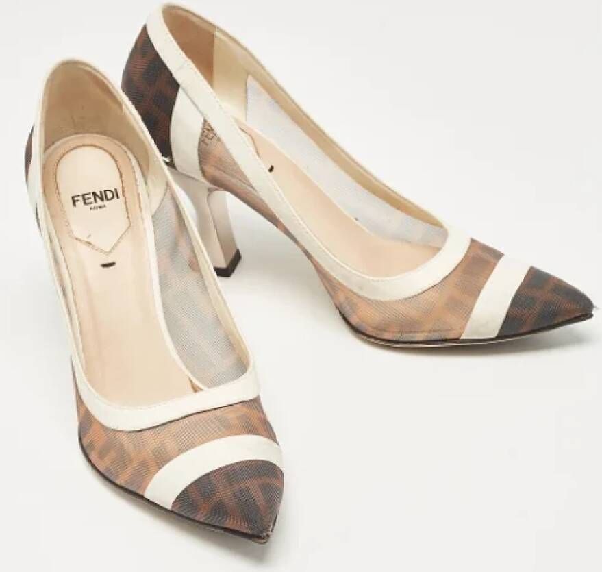 Fendi Vintage Pre-owned Leather heels Brown Dames