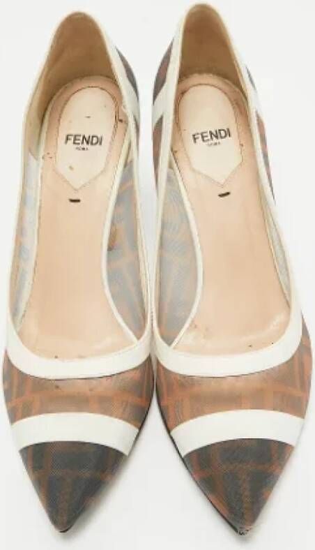 Fendi Vintage Pre-owned Leather heels Brown Dames