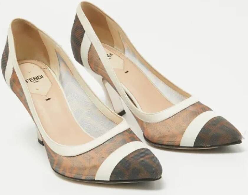 Fendi Vintage Pre-owned Leather heels Brown Dames