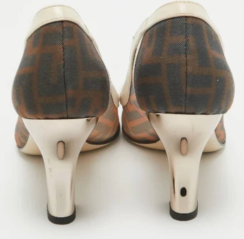 Fendi Vintage Pre-owned Leather heels Brown Dames