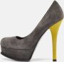 Fendi Vintage Pre-owned Leather heels Gray Dames - Thumbnail 2