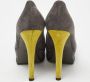 Fendi Vintage Pre-owned Leather heels Gray Dames - Thumbnail 5