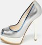 Fendi Vintage Pre-owned Leather heels Gray Dames - Thumbnail 2