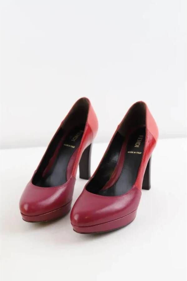 Fendi Vintage Pre-owned Leather heels Pink Dames