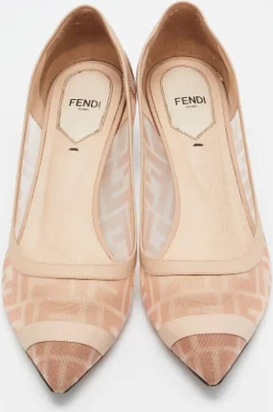 Fendi Vintage Pre-owned Leather heels Pink Dames