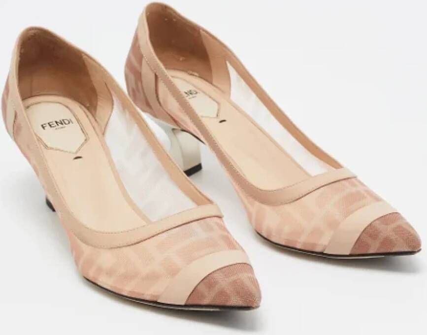 Fendi Vintage Pre-owned Leather heels Pink Dames