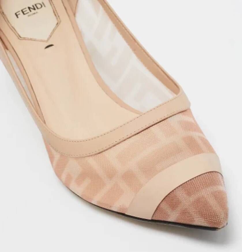 Fendi Vintage Pre-owned Leather heels Pink Dames