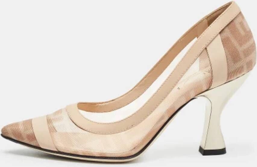 Fendi Vintage Pre-owned Leather heels Pink Dames