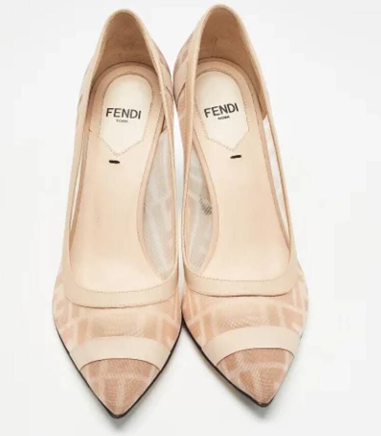 Fendi Vintage Pre-owned Leather heels Pink Dames