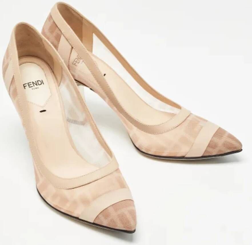 Fendi Vintage Pre-owned Leather heels Pink Dames