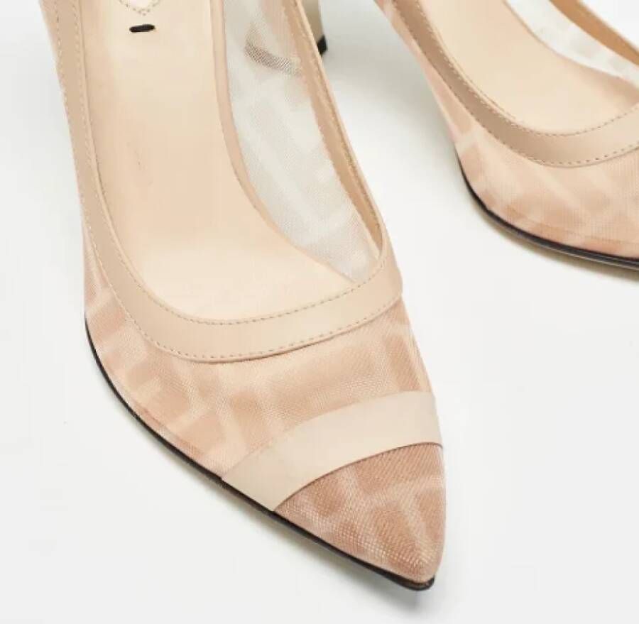 Fendi Vintage Pre-owned Leather heels Pink Dames