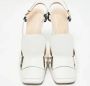 Fendi Vintage Pre-owned Leather heels White Dames - Thumbnail 3