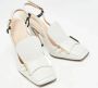 Fendi Vintage Pre-owned Leather heels White Dames - Thumbnail 4