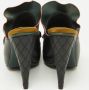 Fendi Vintage Pre-owned Leather mules Black Dames - Thumbnail 6